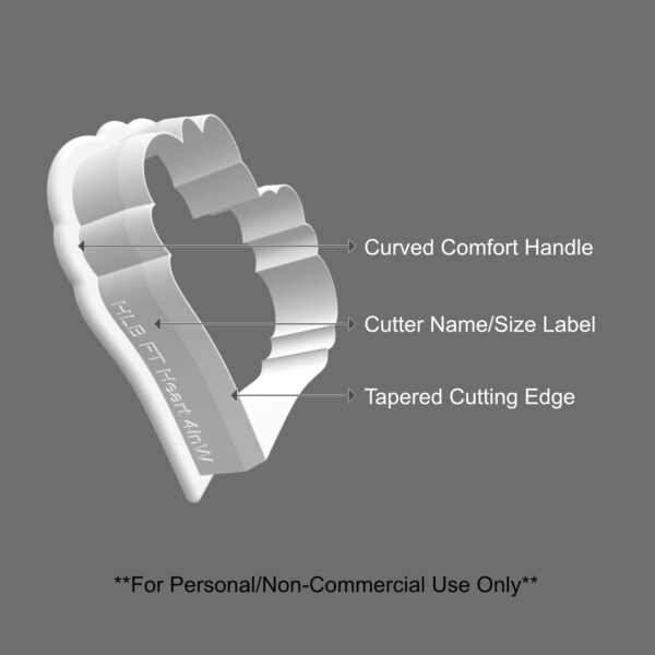 STL Files - Fluted-Top Heart - Image 5