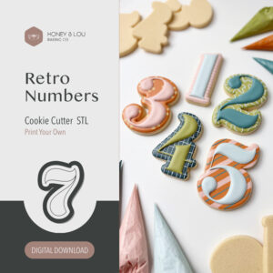 STL Files - Retro Numbers