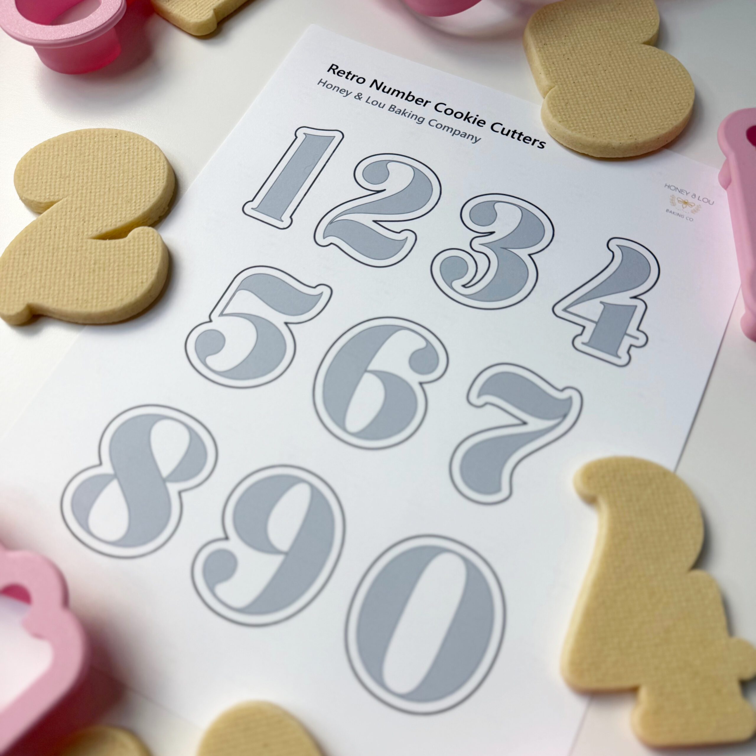 STL Files - Retro Numbers - Image 2